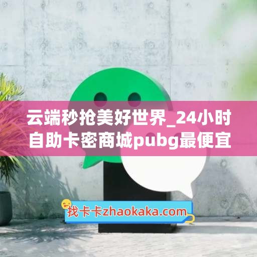 云端秒抢美好世界_24小时自助卡密商城pubg最便宜