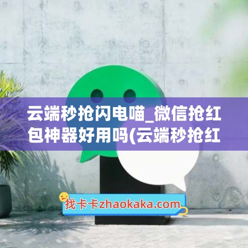 云端秒抢闪电喵_微信抢红包神器好用吗(云端秒抢红包下载安装)