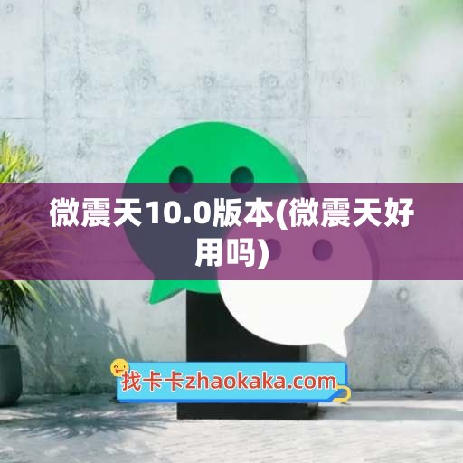 微震天10.0版本(微震天好用吗)