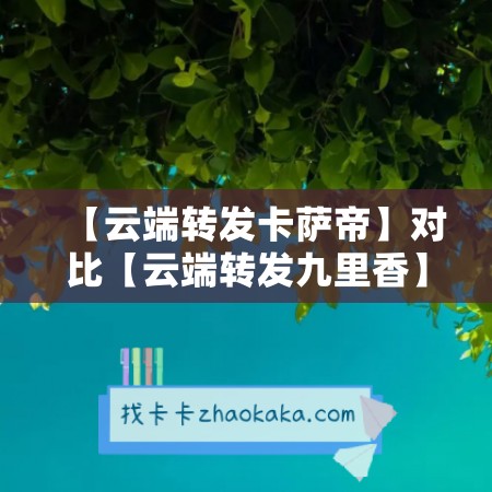 【云端转发卡萨帝】对比【云端转发九里香】哪款更值得选择