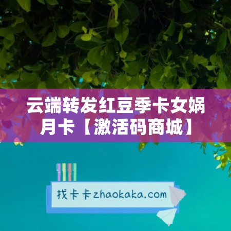 云端转发红豆季卡女娲月卡【激活码商城】