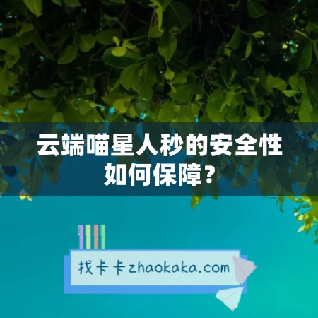 云端喵星人秒的安全性如何保障？