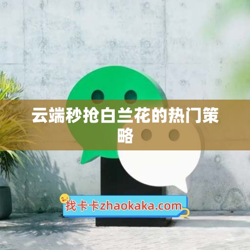 云端秒抢白兰花的热门策略