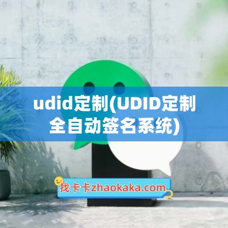 udid定制(UDID定制全自动签名系统)