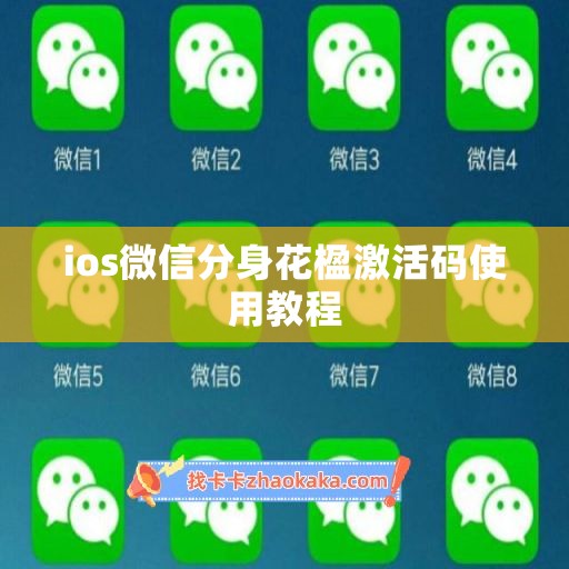 ios微信分身花楹激活码使用教程