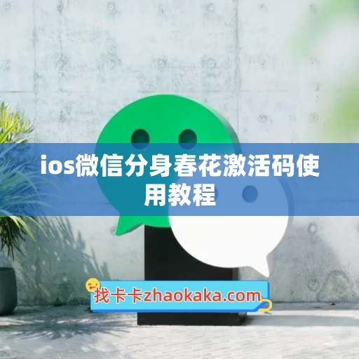 ios微信分身春花激活码使用教程