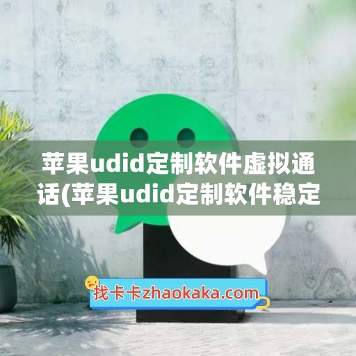 苹果udid定制软件虚拟通话(苹果udid定制软件稳定吗)