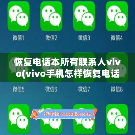 恢复电话本所有联系人vivo(vivo手机怎样恢复电话本联系人)