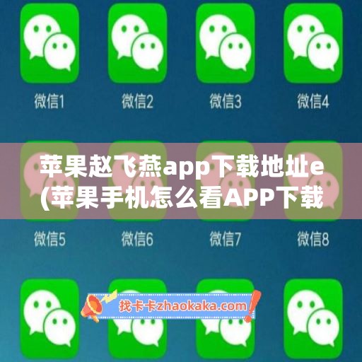 苹果赵飞燕app下载地址e(苹果手机怎么看APP下载地址)