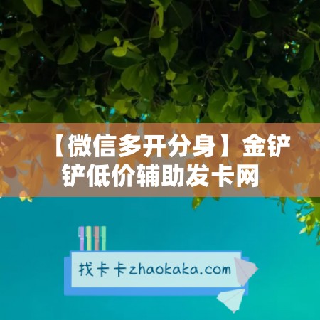 【微信多开分身】金铲铲低价辅助发卡网