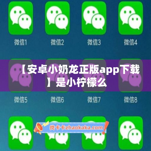 【安卓小奶龙正版app下载】是小柠檬么