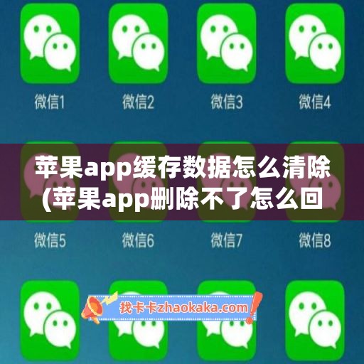 苹果app缓存数据怎么清除(苹果app删除不了怎么回事)