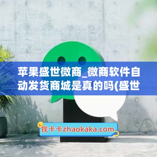 苹果盛世微商_微商软件自动发货商城是真的吗(盛世微商1.0)