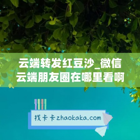 云端转发红豆沙_微信云端朋友圈在哪里看啊(云端转发哪个好用)