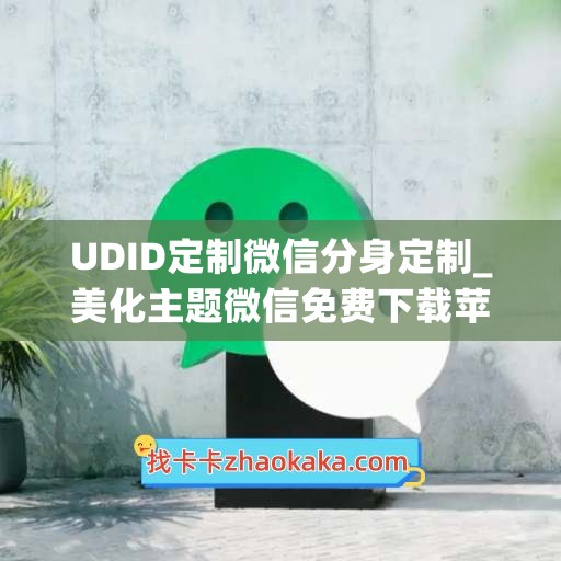 UDID定制微信分身定制_美化主题微信免费下载苹果版(微信分身独立版)