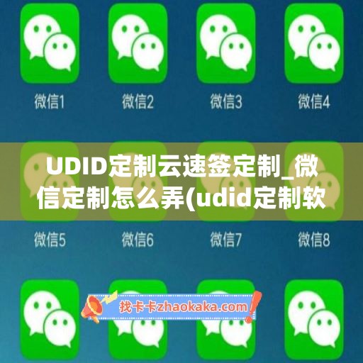 UDID定制云速签定制_微信定制怎么弄(udid定制软件)