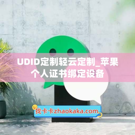 UDID定制轻云定制_苹果个人证书绑定设备