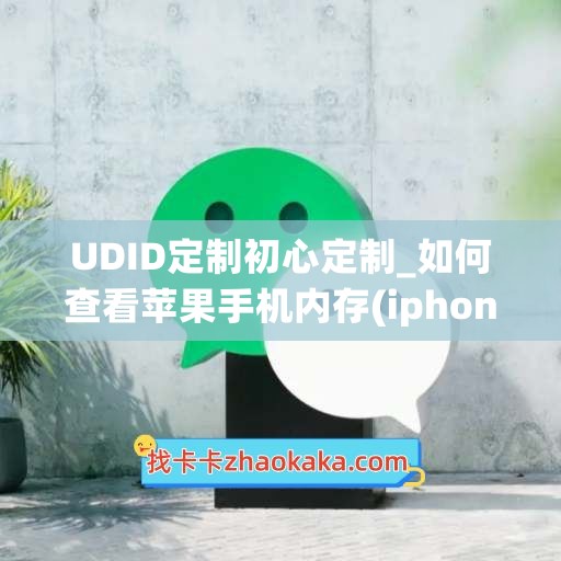 UDID定制初心定制_如何查看苹果手机内存(iphone怎样查内存)