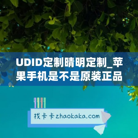 UDID定制晴明定制_苹果手机是不是原装正品